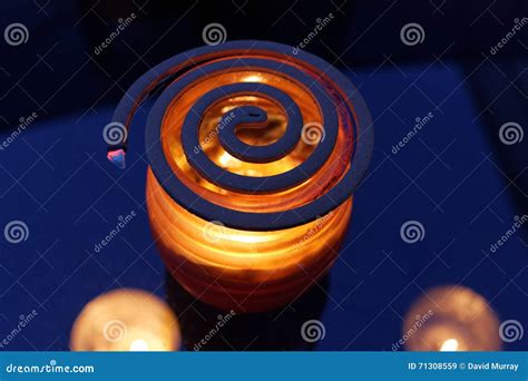 Mosquito Coil and Citronella Candle Stock Image - Image of spoils ...