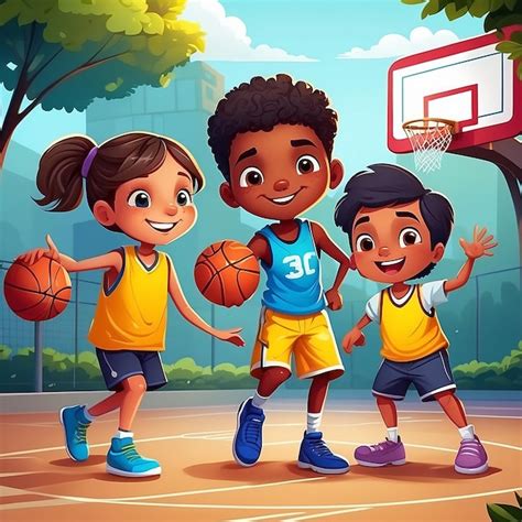 Basketball Game Cartoon 的图像结果