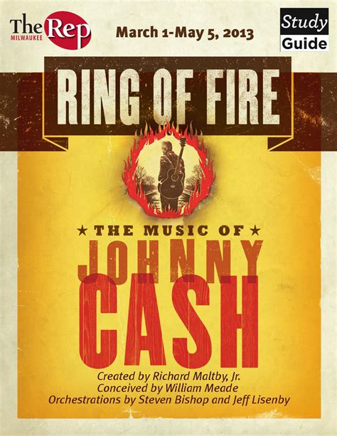 "Ring of Fire: The Music of Johnny Cash" Study Guide by Milwaukee Rep ...
