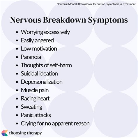 Signs of a Mental Breakdown & Ways to Cope