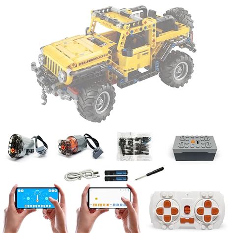 Buy Motor and Remote Control Upgraded Set for Lego 42122 Technic Jeep ...