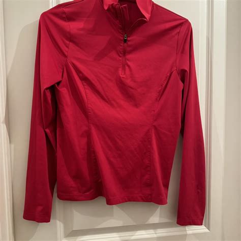 Altheta Red Quarter Zip - Depop