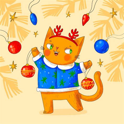 Funny christmas cats Images - Free Download on Freepik