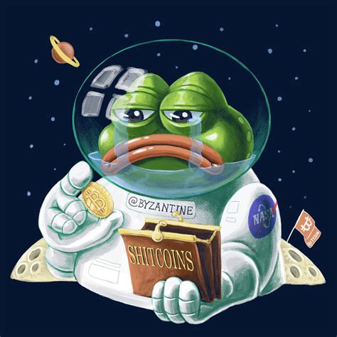 Pepe The Sad Bitcoin Astronaut by georgjira on DeviantArt