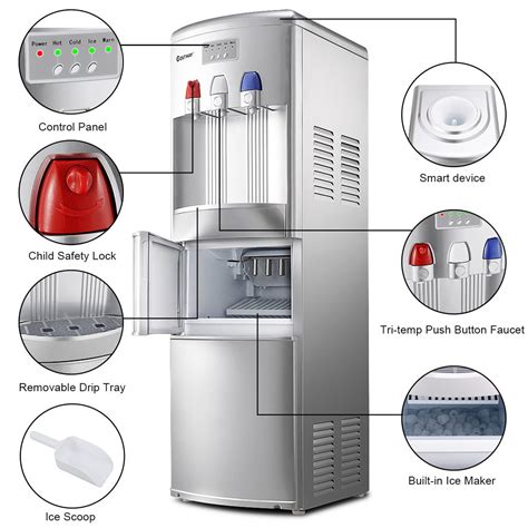 2-in-1 Watercooler with Built-In Ice Maker | The Green Head