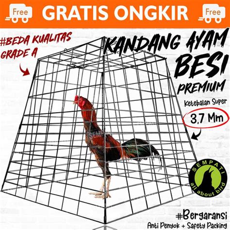 Jual Kandang Ayam Kurungan Ayam Galvanis Piramida Pyramida Sangkar Besi ...