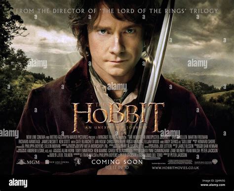 MARTIN FREEMAN POSTER, THE HOBBIT: AN UNEXPECTED JOURNEY, 2012 Stock ...