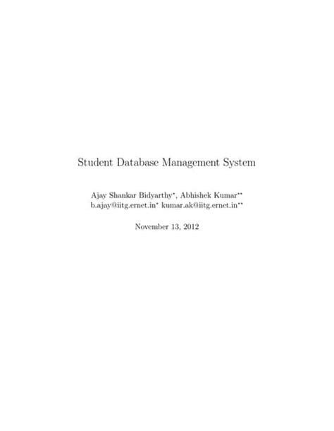 Student Management System Database Tables 的图像结果