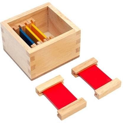 SHALAFI Montessori Color Tablets Box Preschool Learning Tools ...