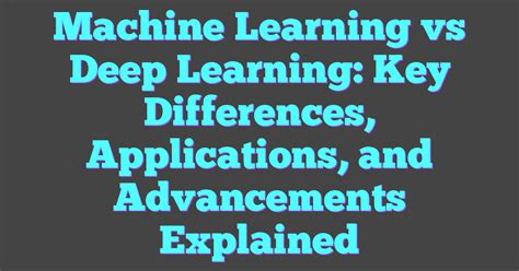 Image result for Machine Learning vs Deep Learning