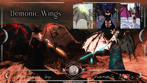 [Dark] Demonic Wings | XIV Mod Archive