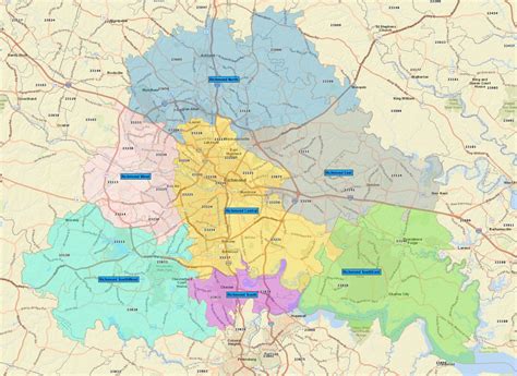 RealZips GeoData - Richmond Virginia Neighborhoods - by Zip ...