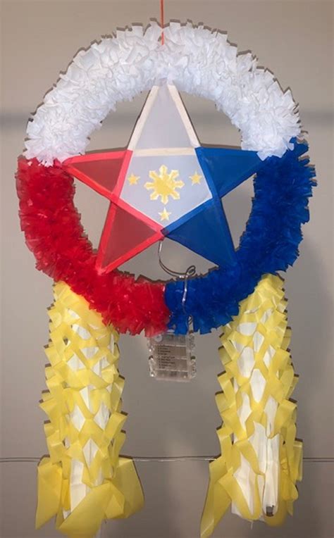Philippine colors traditional parol with remote controlled light – Artofit