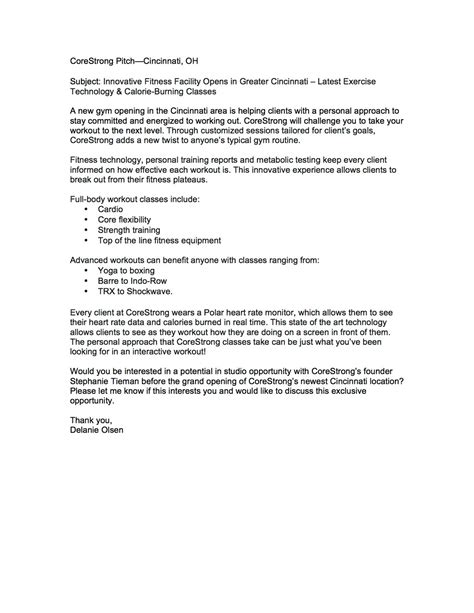 Media Pitch Example :: Behance