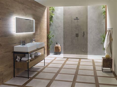 10 Wood Look Bathroom Tiles For A Modern Touch - HOMYSTYLE