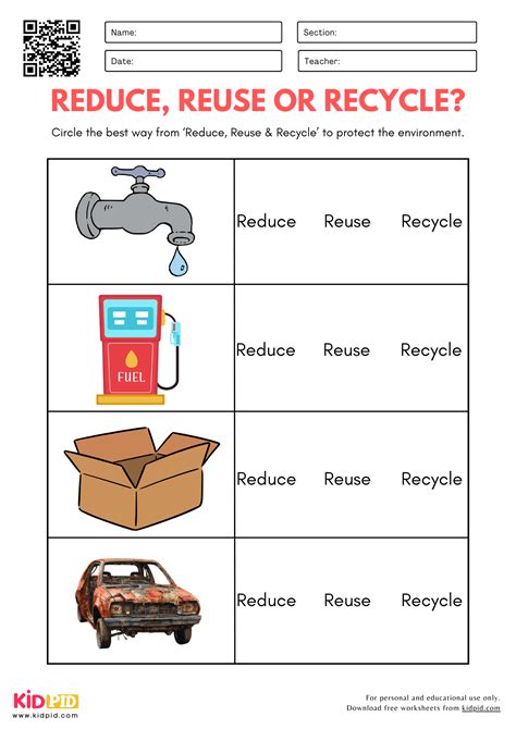 Recycle It Worksheet 的图像结果