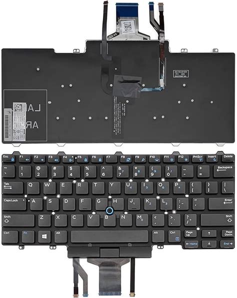TechYaan Replacement Keyboard for Dell Latitude E5450, E5470, E5480 ...