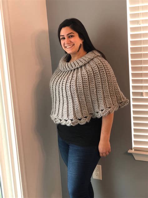 Quick Crochet Capelet Pattern 的图像结果