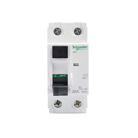 Schneider Electric 25A 2-Pole RCCB 30mA | Residual Current Circuit ...