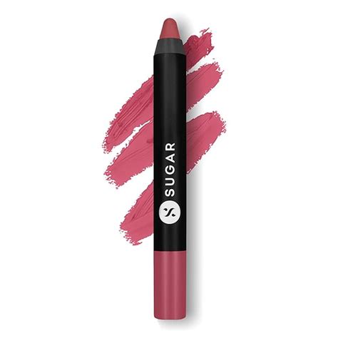 SUGAR Cosmetics Matte as Hell Crayon Lipsticks for Women | Lasts Up To ...