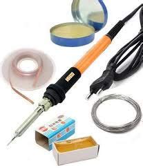 KR Enterprises 936 Soldering Iron 45W, Solder and Desolder Wire, Paste ...