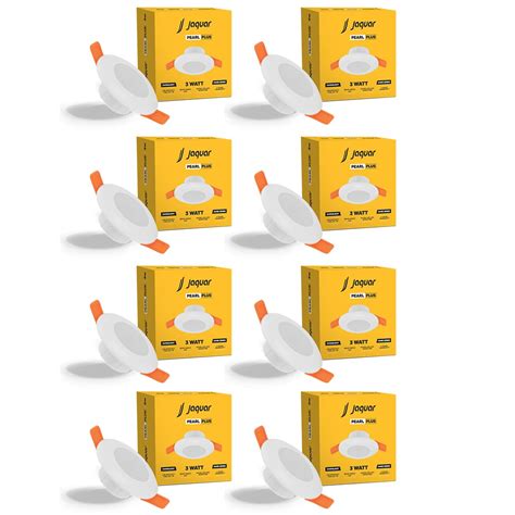 Jaquar 3W Pearl Plus Round Downlight | Junction Box LED Downlight ...