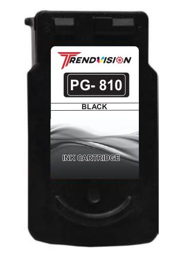 Trendvision PG-810 Pigment Black Ink Cartridge for USE in PIXMA Mx 328 ...