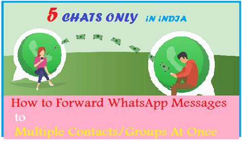 How to Forward Whatsapp Messages to More than 5 Contacts : 100% ...