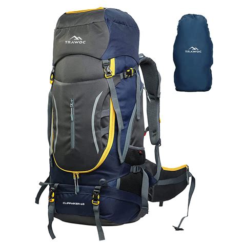 Trawoc Travel Rucksack (65Ltr) | For Camping, Trekking & Hiking – TRAWOC