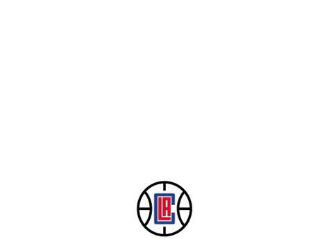 LA Clippers Logo Minimalist Background Aesthetic Vector Art