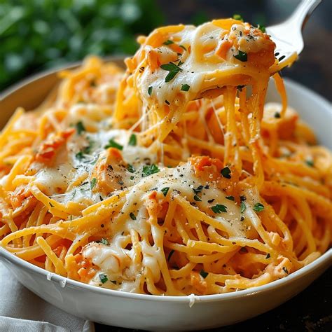 Irresistible Cheesy Chicken Spaghetti Recipe for Pasta Lovers - Dave's ...
