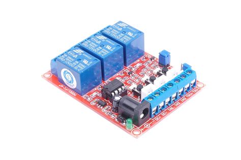 SMAKN® 12V 3-Channel Relay Module High/Low Level Triger Self-Lock Relay ...