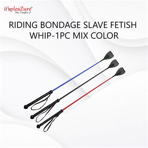 Faux leather Riding Black Bondage Whip for Bondage and BDSM play at ...