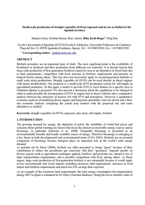 Calaméo - Small-scale Production Of Straight Vegetable Oil From ...