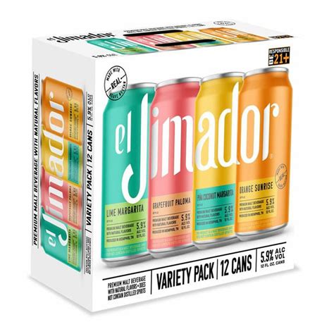 El Jimador Flavored Malt Variety Pack Flavored Malt Beverage (12 fl oz ...