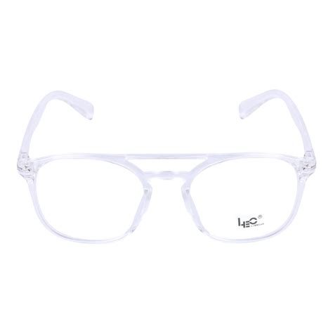 Shine & Transparent Hexagon Rimmed Eyeglasses - L105-C29 – LEO Eyewear
