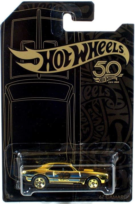 Buy Hot Wheels2018 50th Anniversary Black & Gold Series '67 Camaro ...