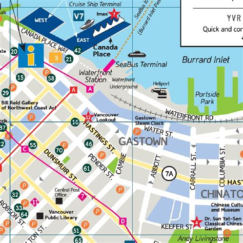 Vancouver, BC Downtown Map by Avenza Systems Inc. | Avenza Maps