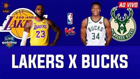 NBA LIVE – LAKERS vs BUCKS Live Today – LAL vs MIL Live – Los Angeles ...