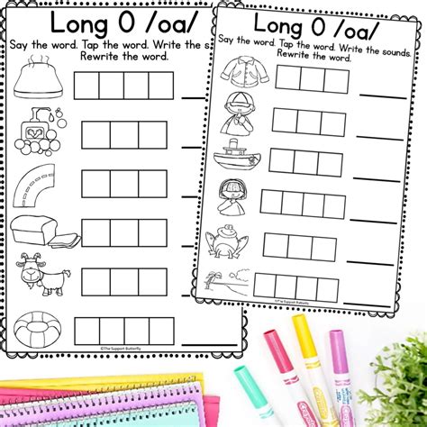 Long O Worksheets and Activities | Vowel Teams | OA OW O-E | Made By ...
