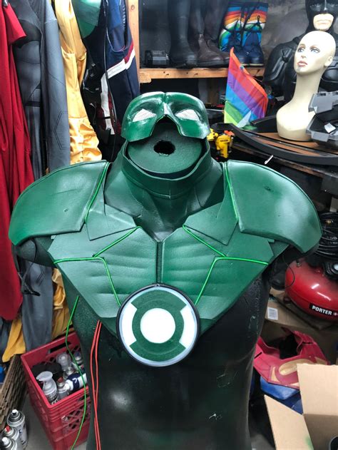 Green Lantern Inspired Costume (chest and Shoulder Armor) - Etsy