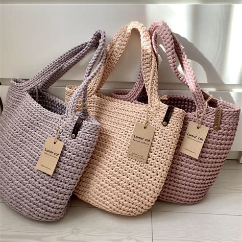 crochet tote bag