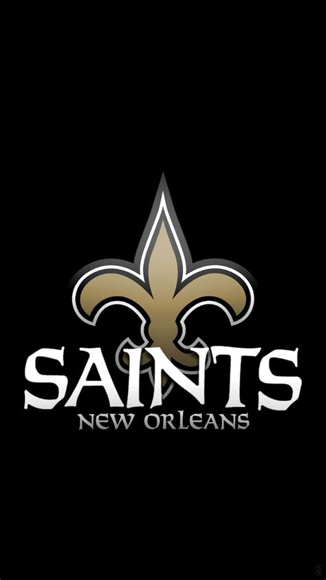 Download New Orleans Saints Logo Wallpaper | Wallpapers.com