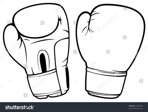 400 Men boxing gloves clipart Gambar, Foto Stok & Vektor | Shutterstock