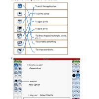 Introduction to MS-Paint Worksheet - Class 1 International Computer Science