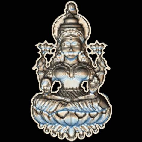 Buy Dhanalaxmi 3D Model STL - Exquisite Divine Art