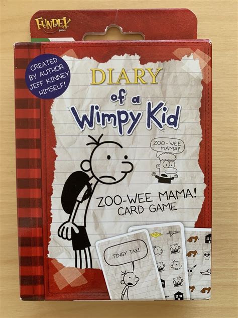 NEU! Card Game DIARY OF A WIMPY KID ZOO-WEE MAMA! (Gregs Tagebuch, engl ...