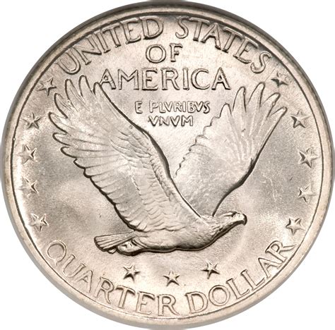 ¼ Dollar "Standing Liberty Quarter" (Stars Below Eagle) - United States ...