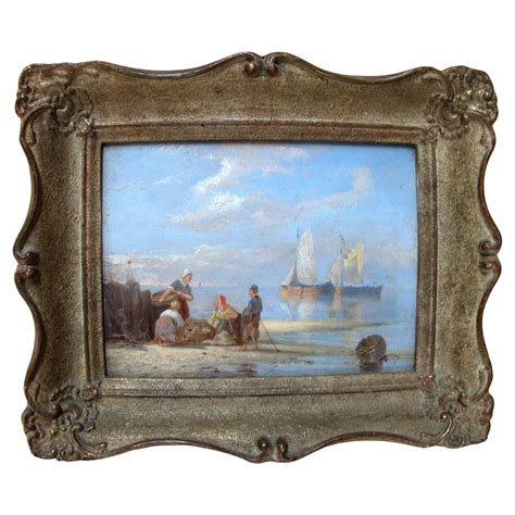 Signed Oil Painting of Horses on Board For Sale at 1stDibs