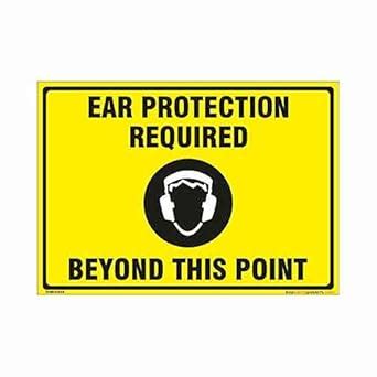 buysafetyposters.com - Hearing Protection Required Sign In English ...